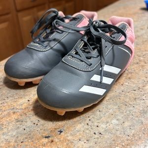 Little girls baseball/softball cleats